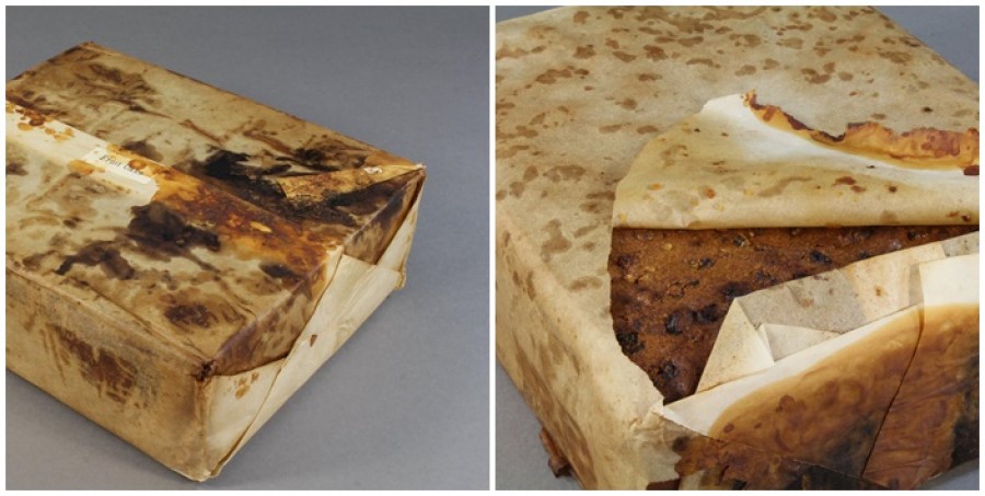 A 106 year old fruit cake was found!
