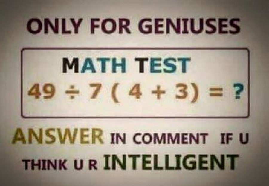 Math Test - Only for Geniuses